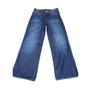 Gently Worn Classic Blue &DENIM Wide-Leg Regular Fit Jeans Size 8 (BB0930)